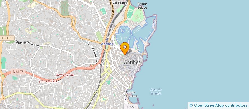 localisation de l'entreprise LE DECK à ANTIBES
