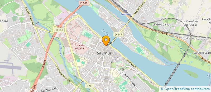 localisation de l'entreprise LE DECLIC à SAUMUR