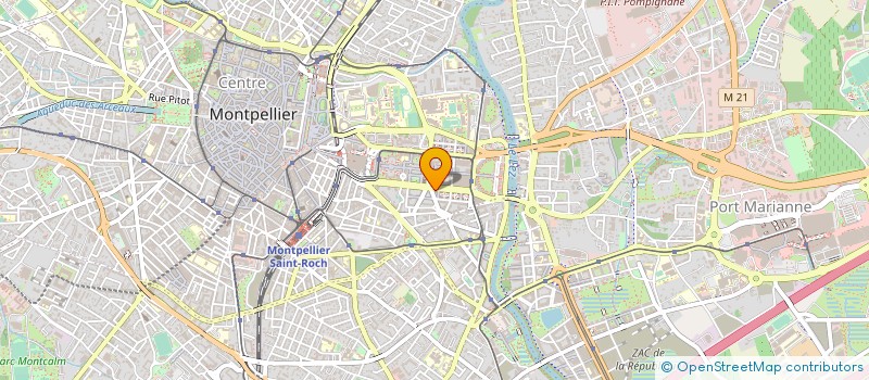 localisation de l'entreprise LE DECLIC  MONTPELLIER