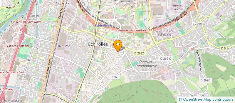 localisation de l'entreprise LE DECLIC à ECHIROLLES
