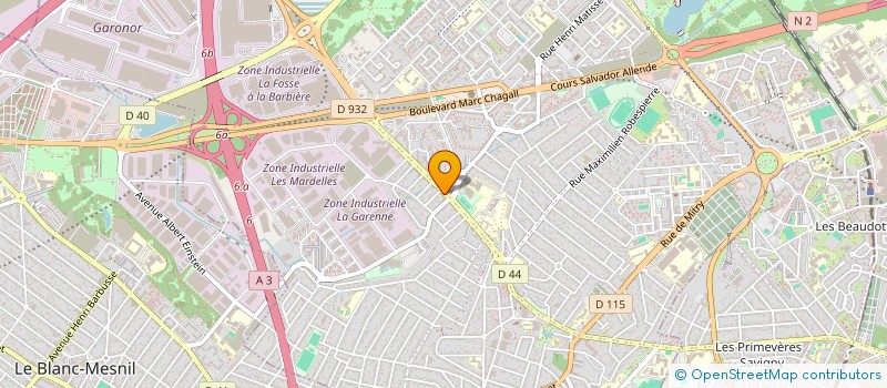 localisation de l'entreprise LE DECLIC FAIM à AULNAY-SOUS-BOIS