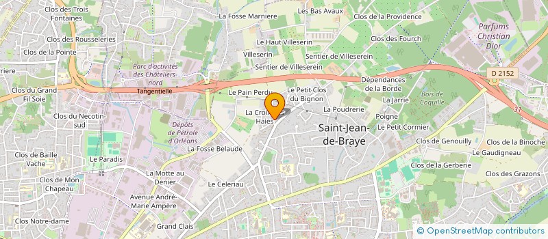 localisation de l'entreprise LE DECOLLETAGE ABRAYSIEN à SAINT-JEAN-DE-BRAYE