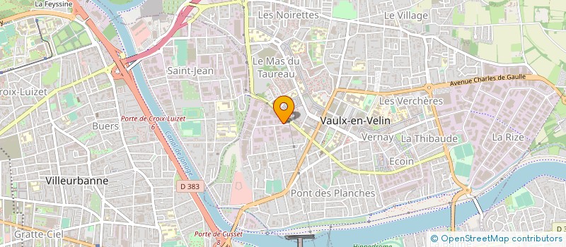 localisation de l'entreprise LE DECOLLETAGE DU SUD EST à VAULX-EN-VELIN