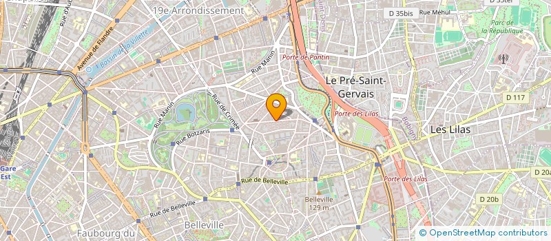 localisation de l'entreprise LE DECOR SANITAIRE à PARIS