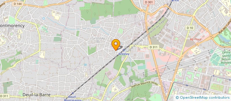 localisation de l'entreprise LE DECOR SUR MESURE à GROSLAY