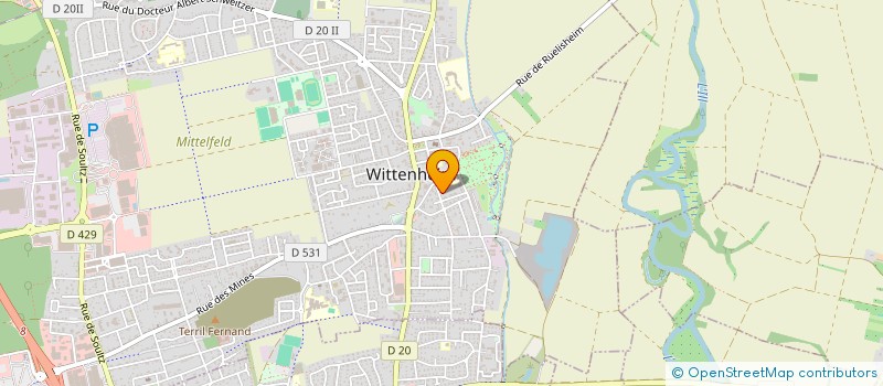 localisation de l'entreprise LE DEFENDS  WITTENHEIM