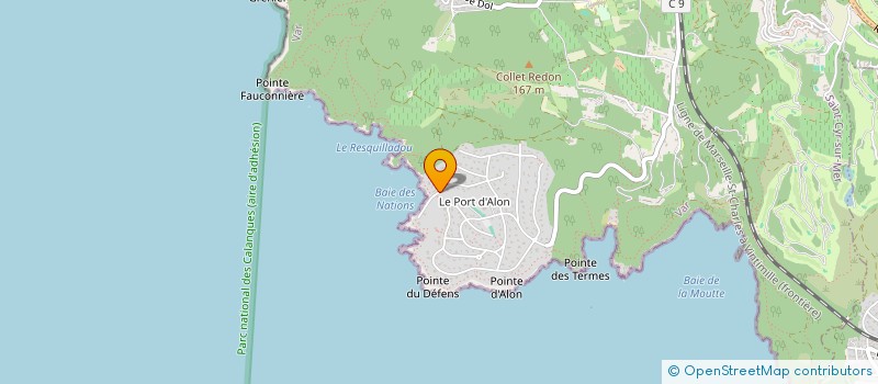 localisation de l'entreprise LE DEFFEND à SAINT-CYR-SUR-MER