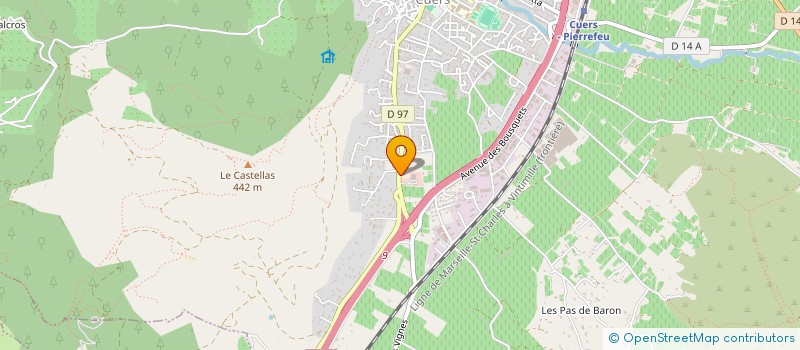 localisation de l'entreprise LE DEFI  CUERS