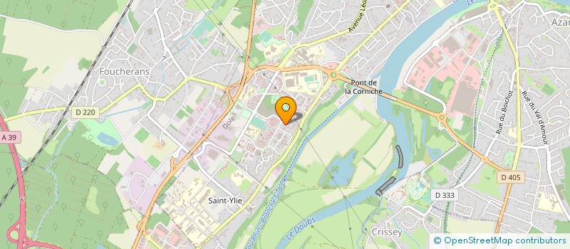 localisation de l'entreprise LE DEFI EMPLOI à DOLE