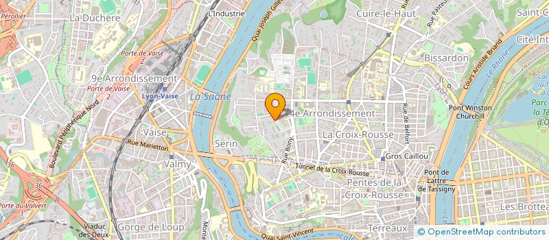 localisation de l'entreprise LE DEFI HUMANITAIRE à LYON