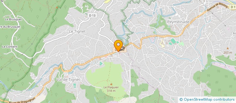 localisation de l'entreprise LE DEFI VERT PAYSAGES à LE TIGNET