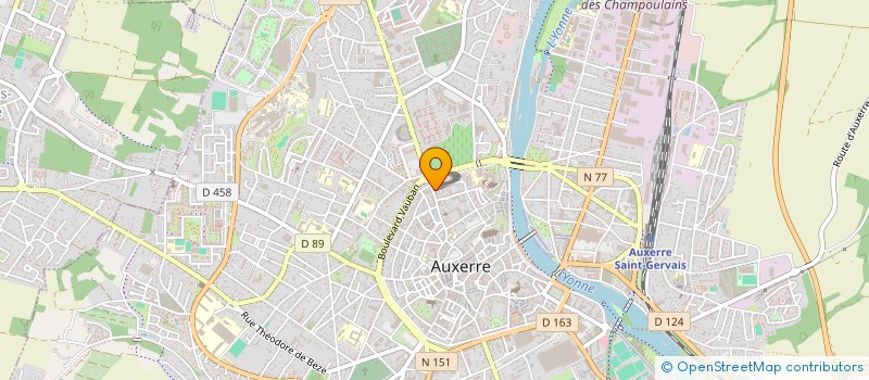 localisation de l'entreprise LE DEGRE ZERO à AUXERRE