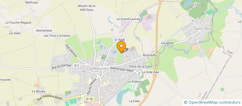 localisation de l'entreprise LE DEIST H SALMON JY SNC à MAURON