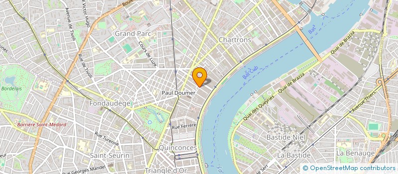 localisation de l'entreprise LE DEJEUNER SUR L HERBE à BORDEAUX