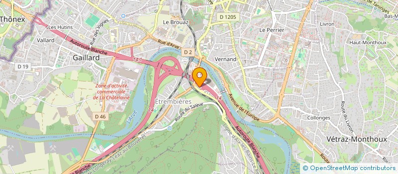 localisation de l'entreprise LE DELICE  ETREMBIERES