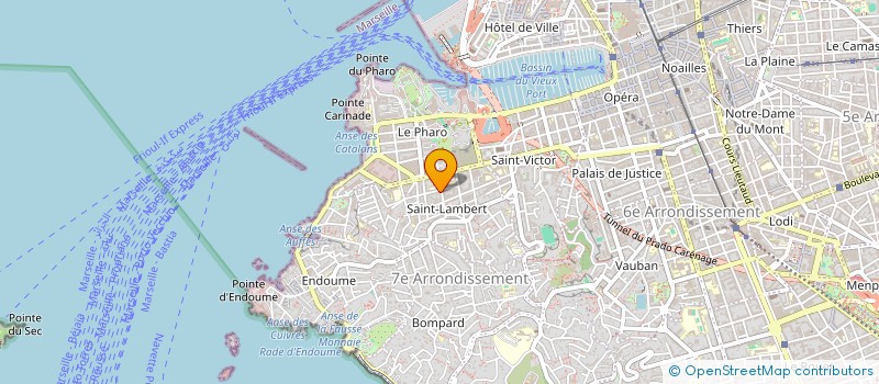 localisation de l'entreprise LE DELICE à MARSEILLE