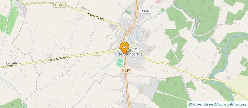 localisation de l'entreprise LE DELICE  SAINT-GENIS-DE-SAINTONGE