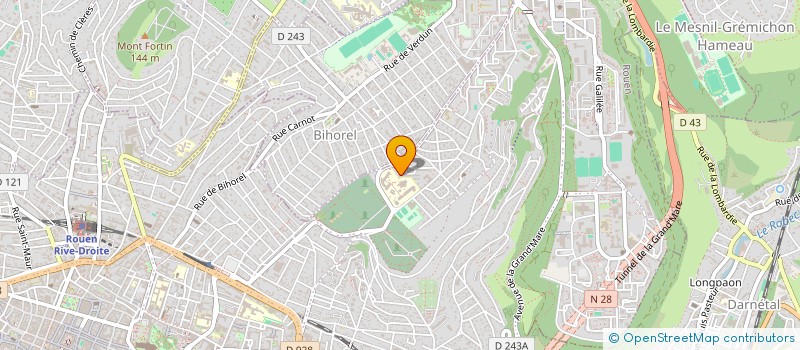 localisation de l'entreprise LE DELICE 76 à ROUEN