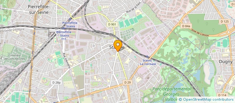 localisation de l'entreprise LE DELICE à STAINS