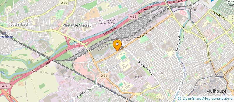 localisation de l'entreprise LE DELICE  MULHOUSE