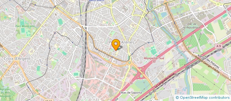 localisation de l'entreprise LE DELICE D'ALICE  MONTPELLIER