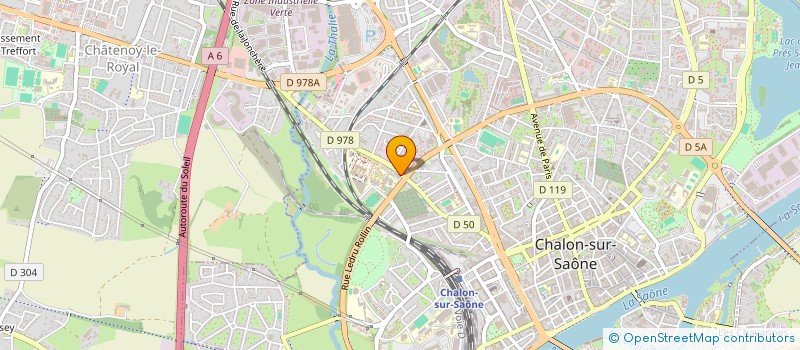 localisation de l'entreprise LE DELICE DE CHALON  CHALON-SUR-SAONE