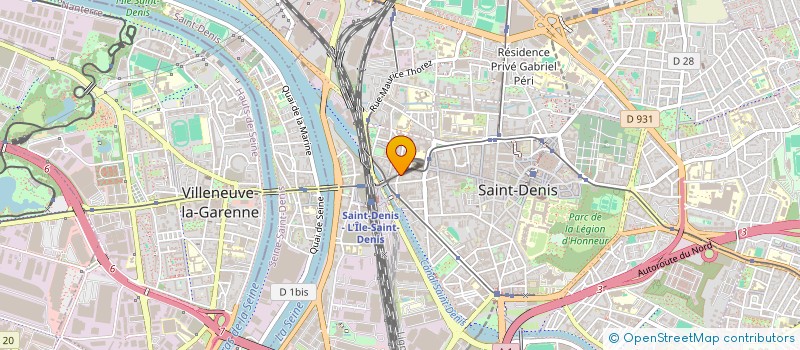 localisation de l'entreprise LE DELICE DE LA CASBAH à SAINT-DENIS