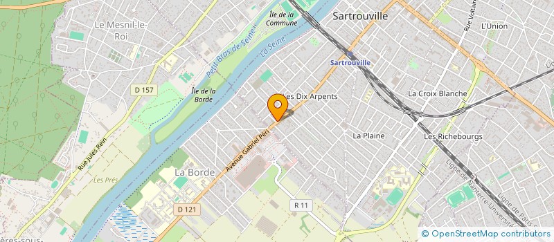 localisation de l'entreprise LE DELICE DE SARTROUVILLE à SARTROUVILLE