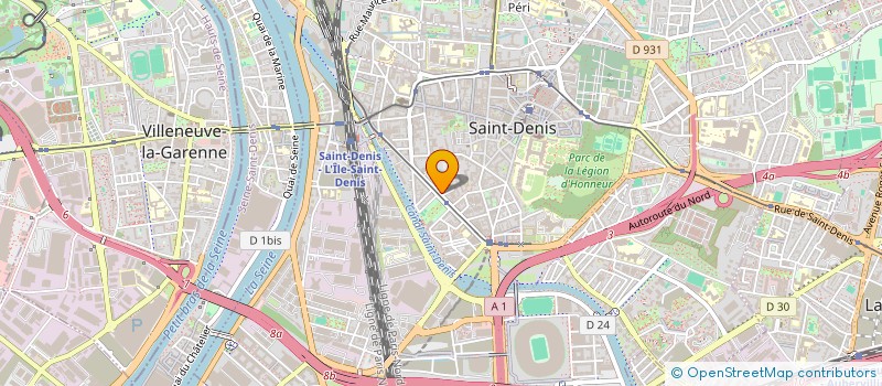 localisation de l'entreprise LE DELICE PAIN D'OR à SAINT-DENIS