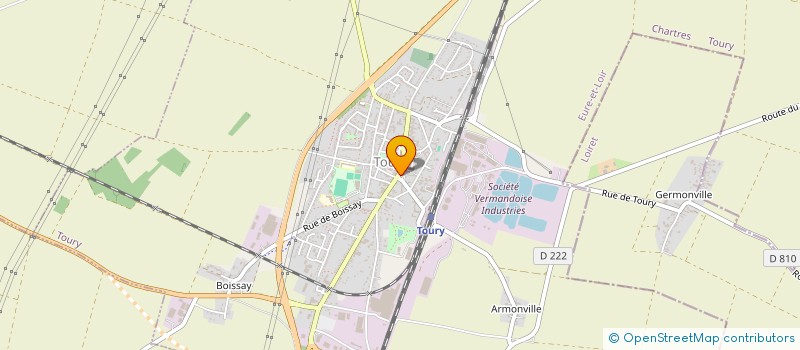 localisation de l'entreprise LE DELIZ à TOURY