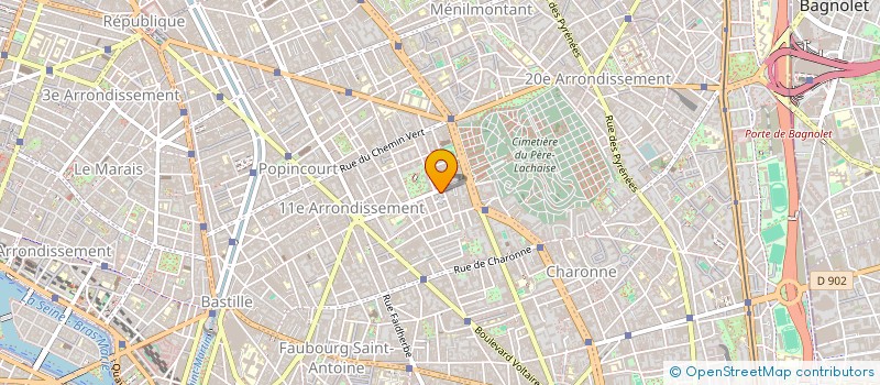 localisation de l'entreprise LE DELIZIE UMBRE  PARIS