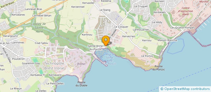 localisation de l'entreprise LE DELLEC  BREST