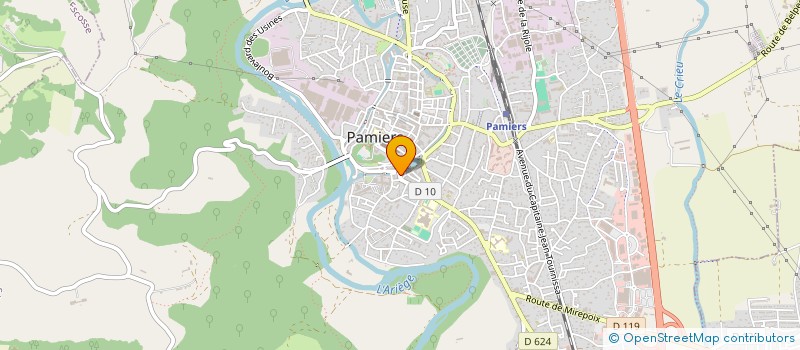 localisation de l'entreprise LE DELLYS à PAMIERS