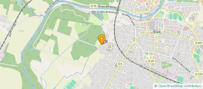 localisation de l'entreprise LE DELTA  DAX