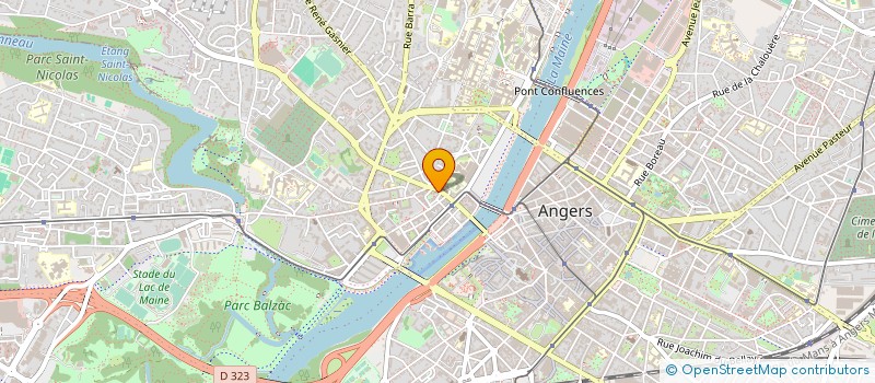 localisation de l'entreprise LE DELTA à ANGERS