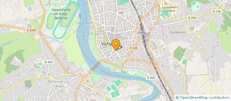 localisation de l'entreprise LE DELTA à VICHY