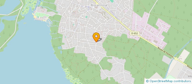 localisation de l'entreprise LE DELTA DU FORT  BISCARROSSE