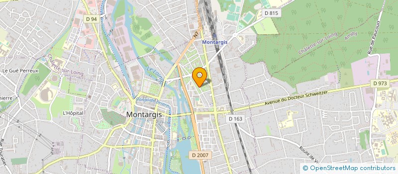 localisation de l'entreprise LE DEMOCRATE DU MONTARGOIS à MONTARGIS