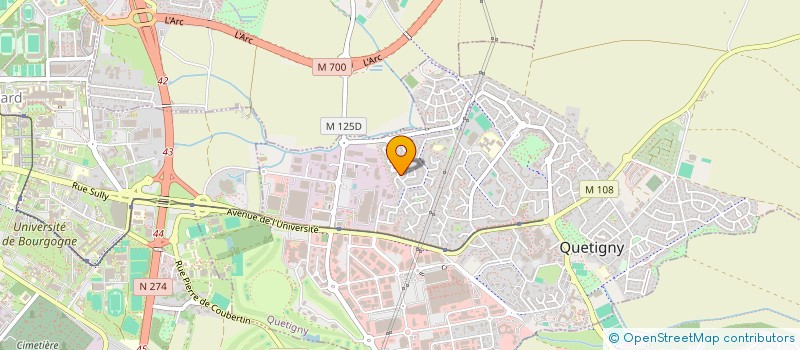 localisation de l'entreprise LE DENICHEUR  QUETIGNY