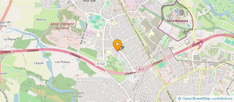 localisation de l'entreprise LE DEPANNEUR  AVRILLE