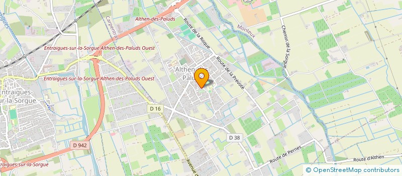 localisation de l'entreprise LE DEPANNEUR ALTHEN à ALTHEN-DES-PALUDS