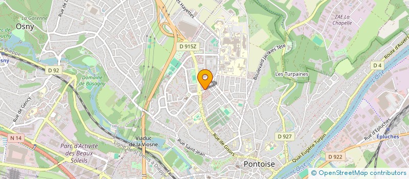 localisation de l'entreprise LE DEPANNEUR FR  PONTOISE