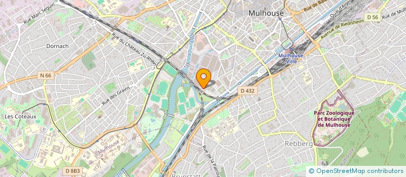 localisation de l'entreprise LE DEPANNEUR - L'ITINERAIRE BIS à MULHOUSE