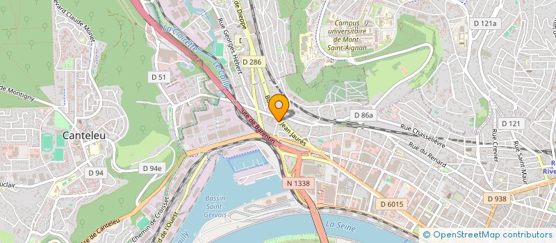 localisation de l'entreprise LE DEPART à ROUEN