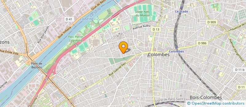 localisation de l'entreprise LE DEPART à COLOMBES