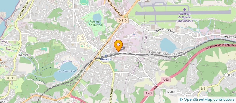 localisation de l'entreprise LE DEPART à BIARRITZ