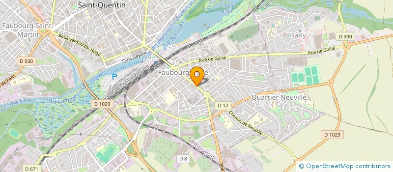 localisation de l'entreprise LE DEPART  SAINT-QUENTIN