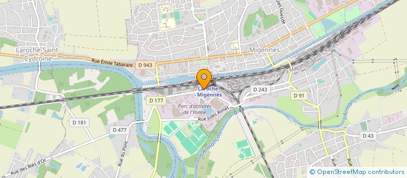 localisation de l'entreprise LE DEPART D'UNE ETOILE  MIGENNES