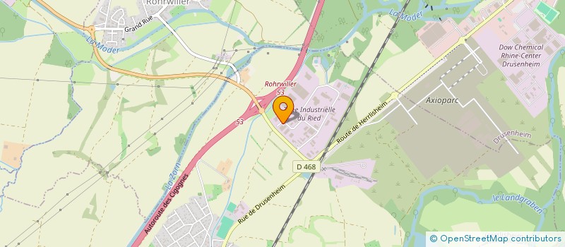 localisation de l'entreprise LE DEPOT  HERRLISHEIM