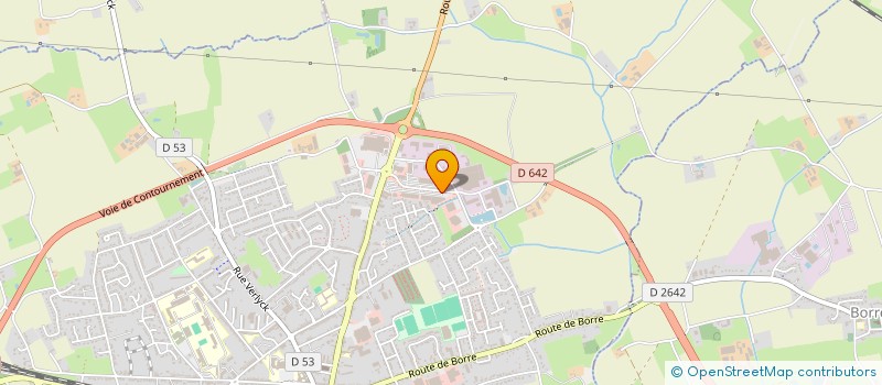 localisation de l'entreprise LE DEPOT CANAPE à HAZEBROUCK